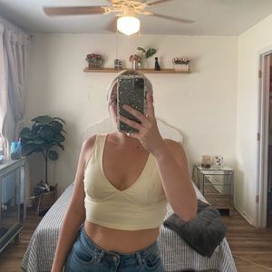 Yellow Crop Top